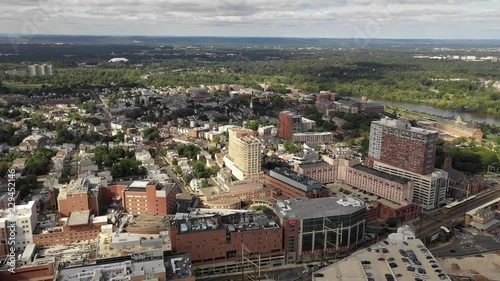 Wallpaper Mural Aerial of New Brunswick, New Jersey Torontodigital.ca
