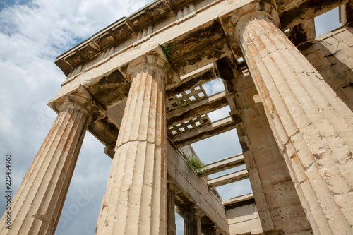 Ancient column in Greece