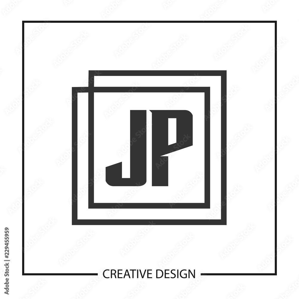 Initial Letter JP Logo Template Design Initial Letter JP Logo Template Design