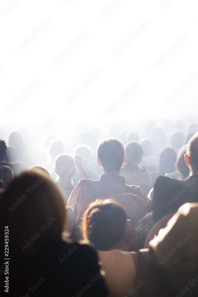Fototapeta premium people watching play at the theater