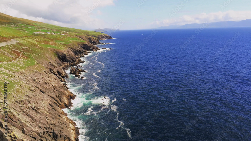 The Wonderful Irish west coast and deep blue Atlantic Ocean The Wonderful Irish west coast and deep blue Atlantic Ocean