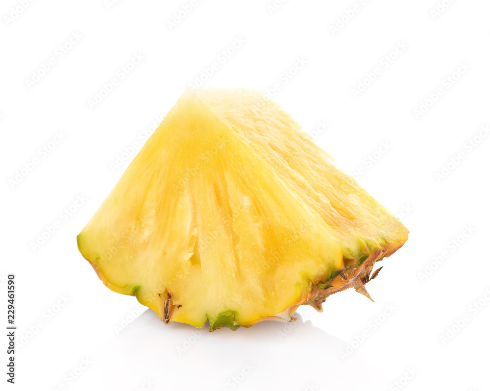 pineapple on white background pineapple on white background