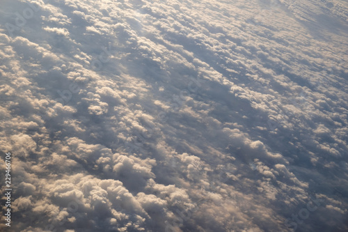 VIEW OF CLOUD FROM AIRPLANE