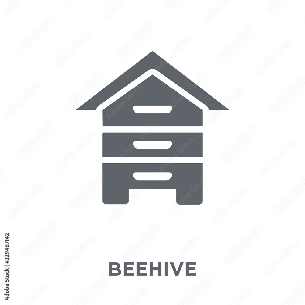Beehive icon from Agriculture, Farming and Gardening collection. Beehive icon from Agriculture, Farming and Gardening collection.