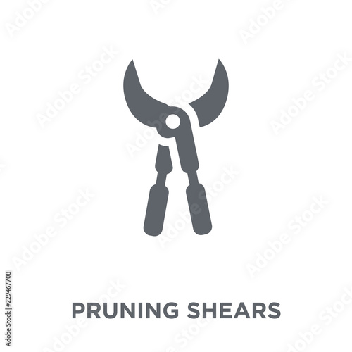 Pruning shears icon from Agriculture, Farming and Gardening collection.