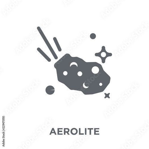 aerolite icon from Astronomy collection. photo