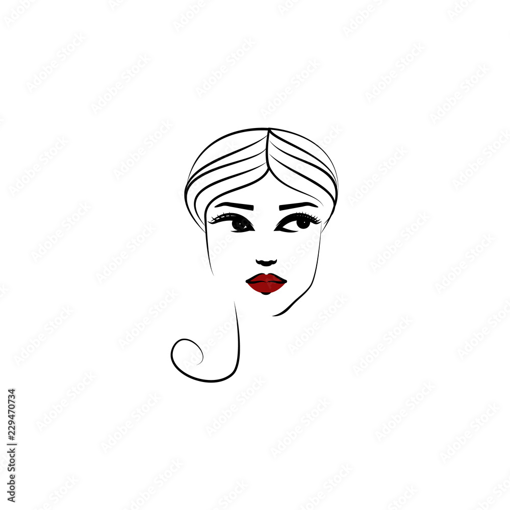 Turban hat, girl icon. Element of beautiful girl in a hat icon for mobile concept and web apps. Thin lin Turban hat, girl icon can be used for web and mobile