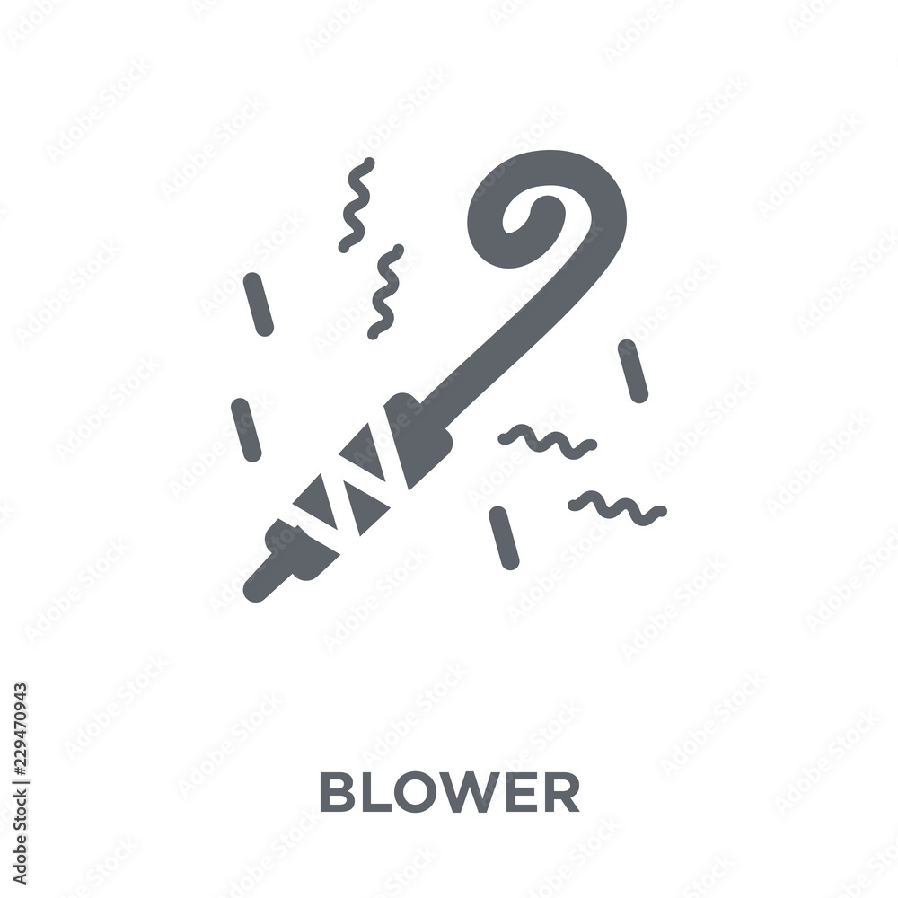 Blower icon from Birthday and Party collection. Blower icon from Birthday and Party collection.