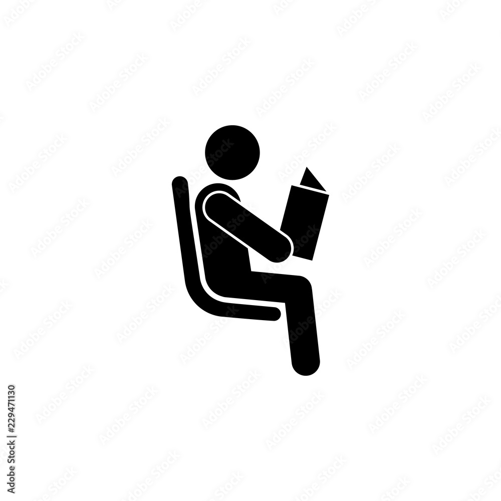 seating place for reading books. Element of priority seating area in transport icon for mobile concept and web apps. Detailed place for reading books icon seating place for reading books. Element of priority seating area in transport icon for mobile concept and web apps. Detailed place for reading books icon