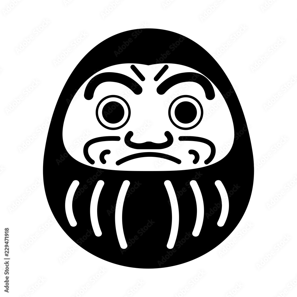ベクター だるま 正月 アイコン ベクター だるま 正月 アイコン