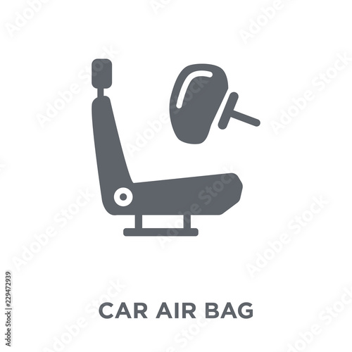 car air bag icon from Car parts collection.