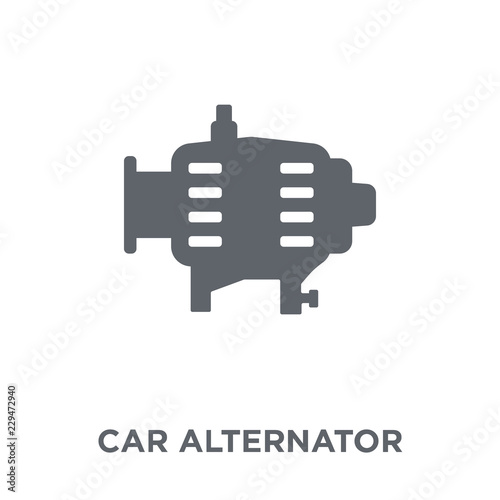 car alternator icon from Car parts collection.