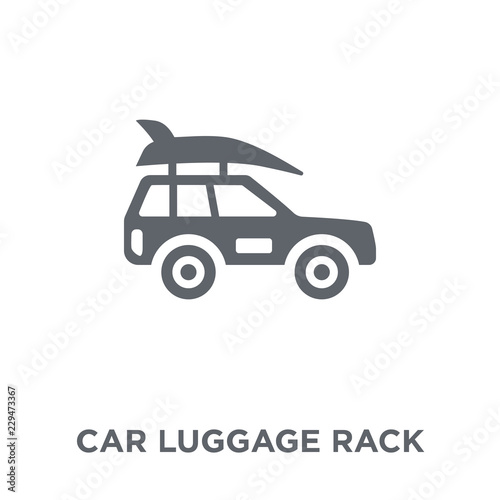car luggage rack icon from Car parts collection.
