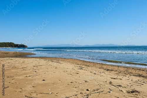 Empty beach, no season