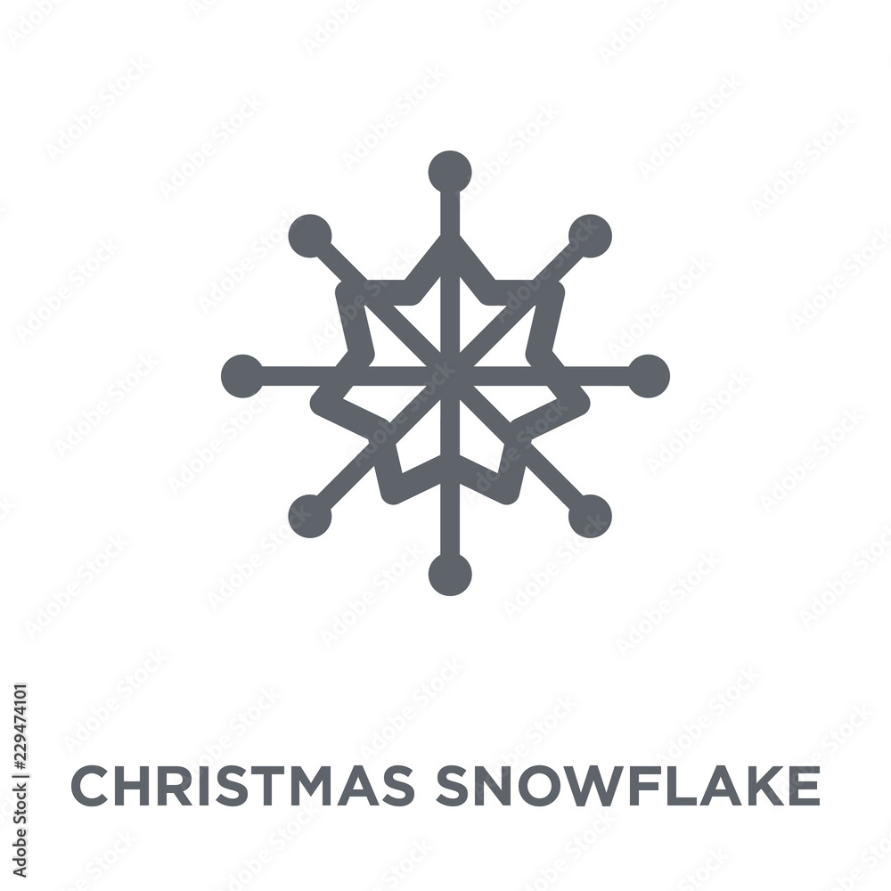 Christmas snowflake icon from Christmas collection. Christmas snowflake icon from Christmas collection.