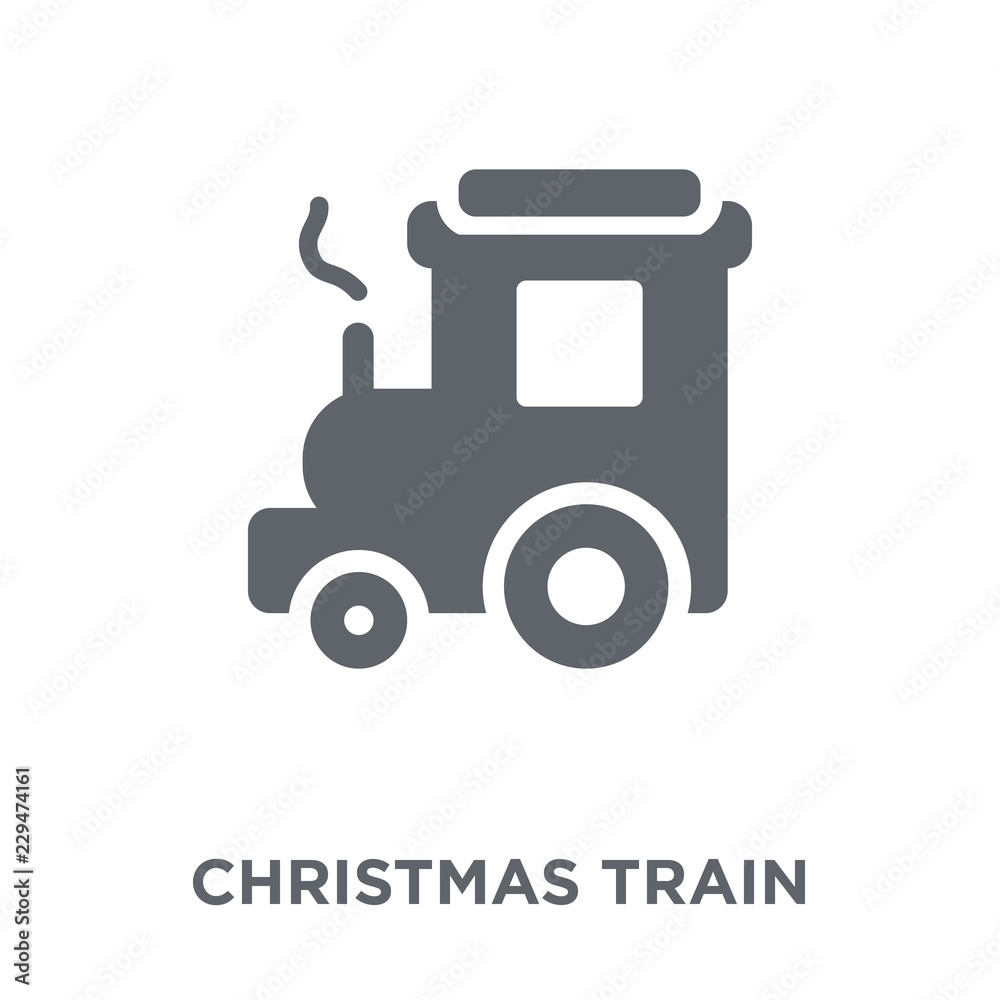 Christmas train icon from Christmas collection.