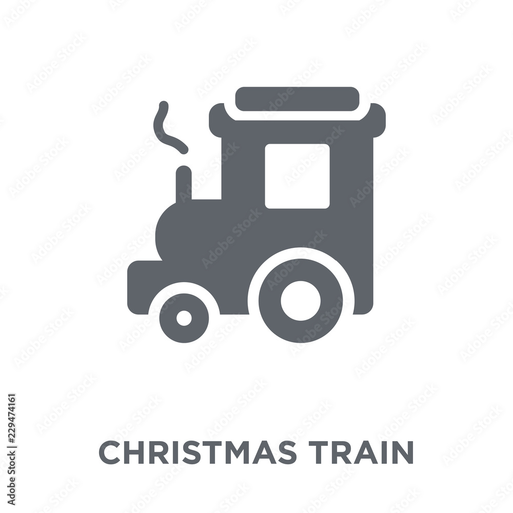 Christmas train icon from Christmas collection. Christmas train icon from Christmas collection.