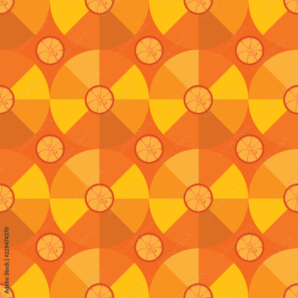 fruit pattern background graphic orange