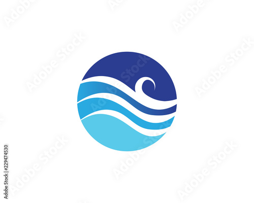 water drop Logo Template vector illustration design