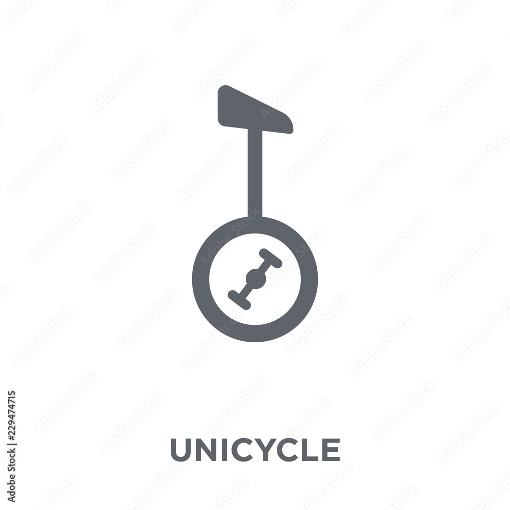 Unicycle icon from Circus collection.