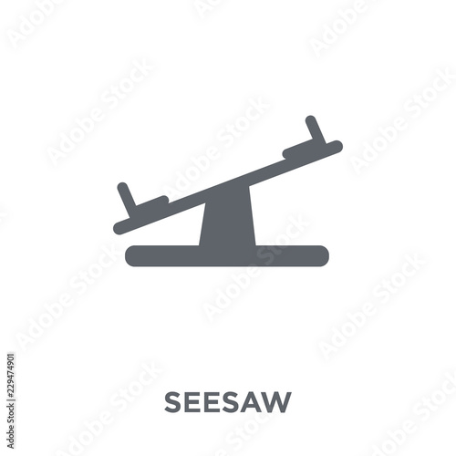 Seesaw icon from Circus collection.