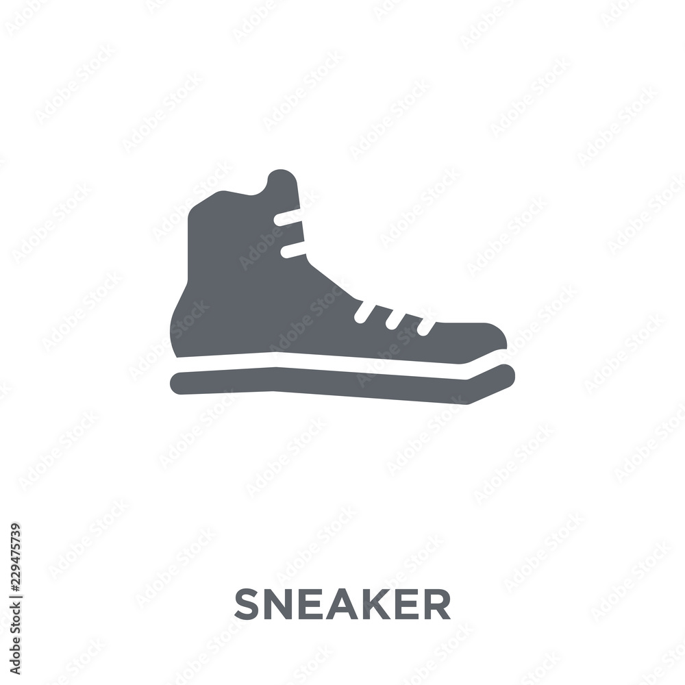 Sneaker icon from collection. Sneaker icon from collection.