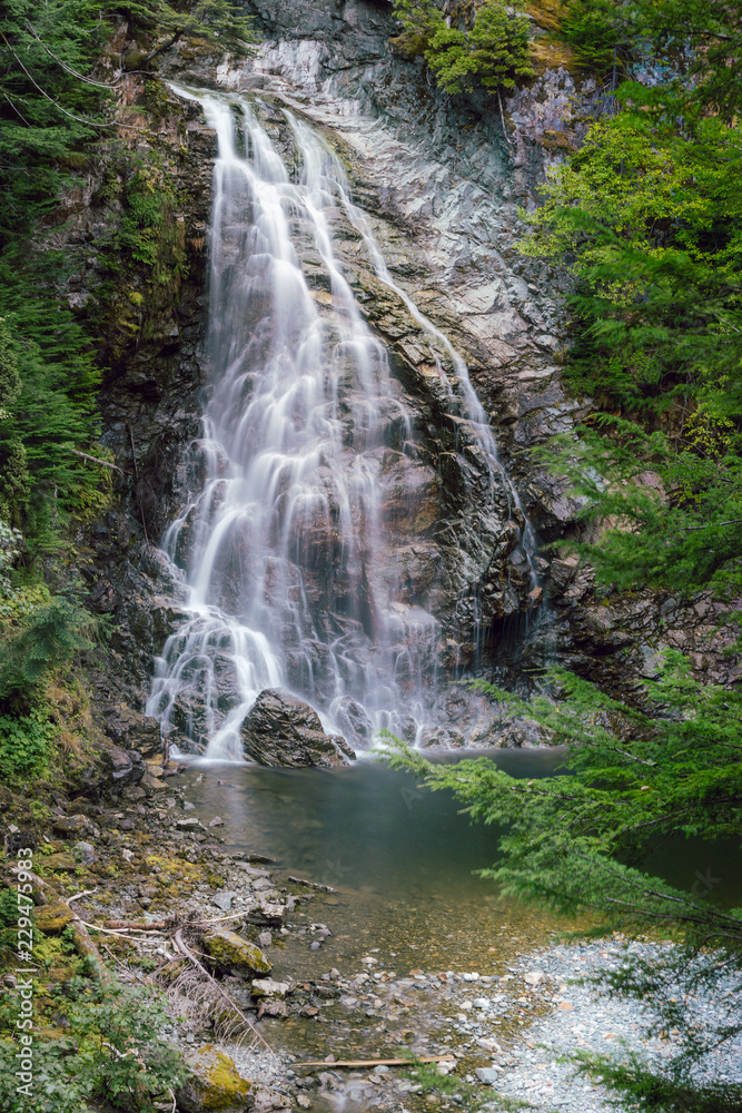 Coastal waterfall Coastal waterfall