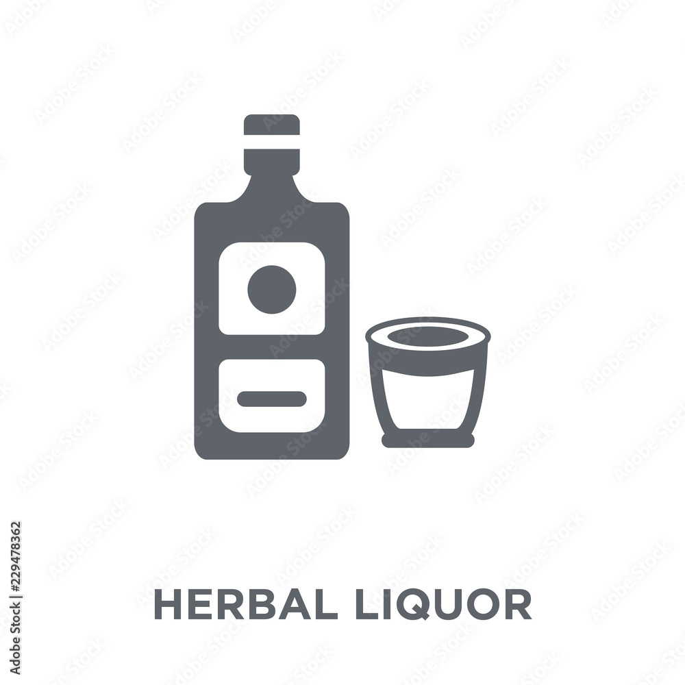Herbal liquor icon from Drinks collection. Herbal liquor icon from Drinks collection.