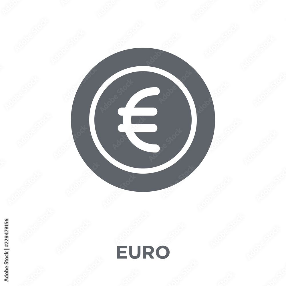 Obraz premium Euro icon from Payment collection.