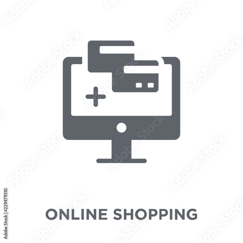 Online shopping icon from collection.