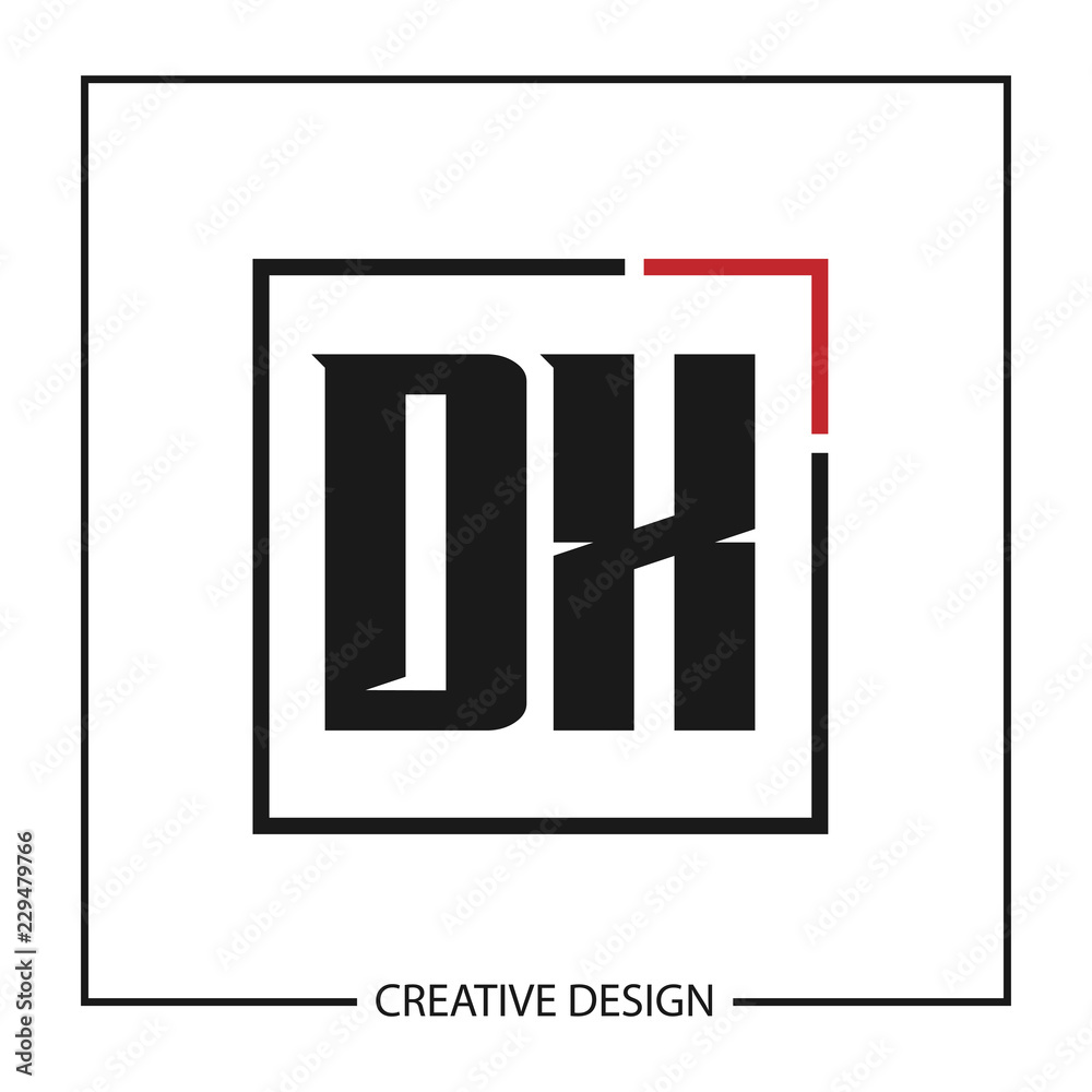 Initial Letter DX Logo Template Design Initial Letter DX Logo Template Design