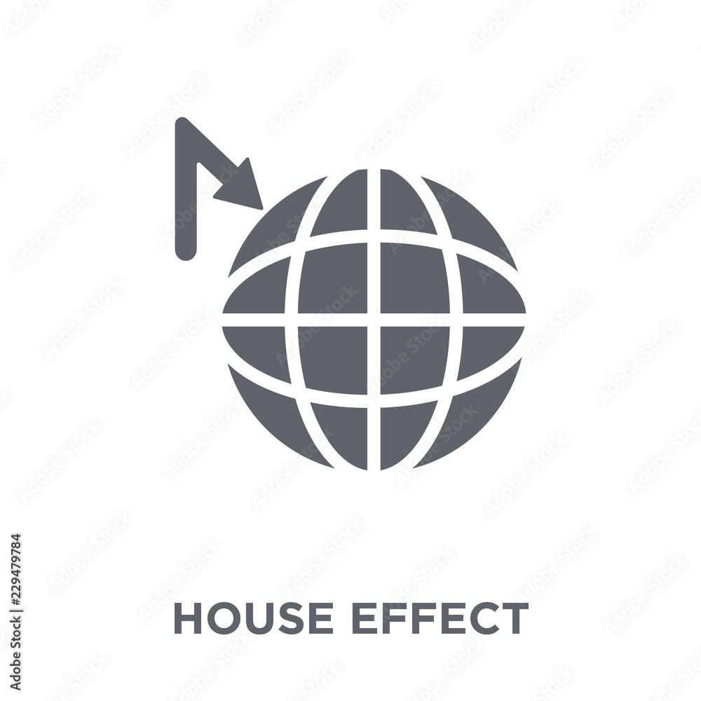 Greenhouse effect icon from Ecology collection.