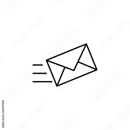 mailing icon. Element of simple web icon. Thin line icon for website design and development, app development. Premium icon