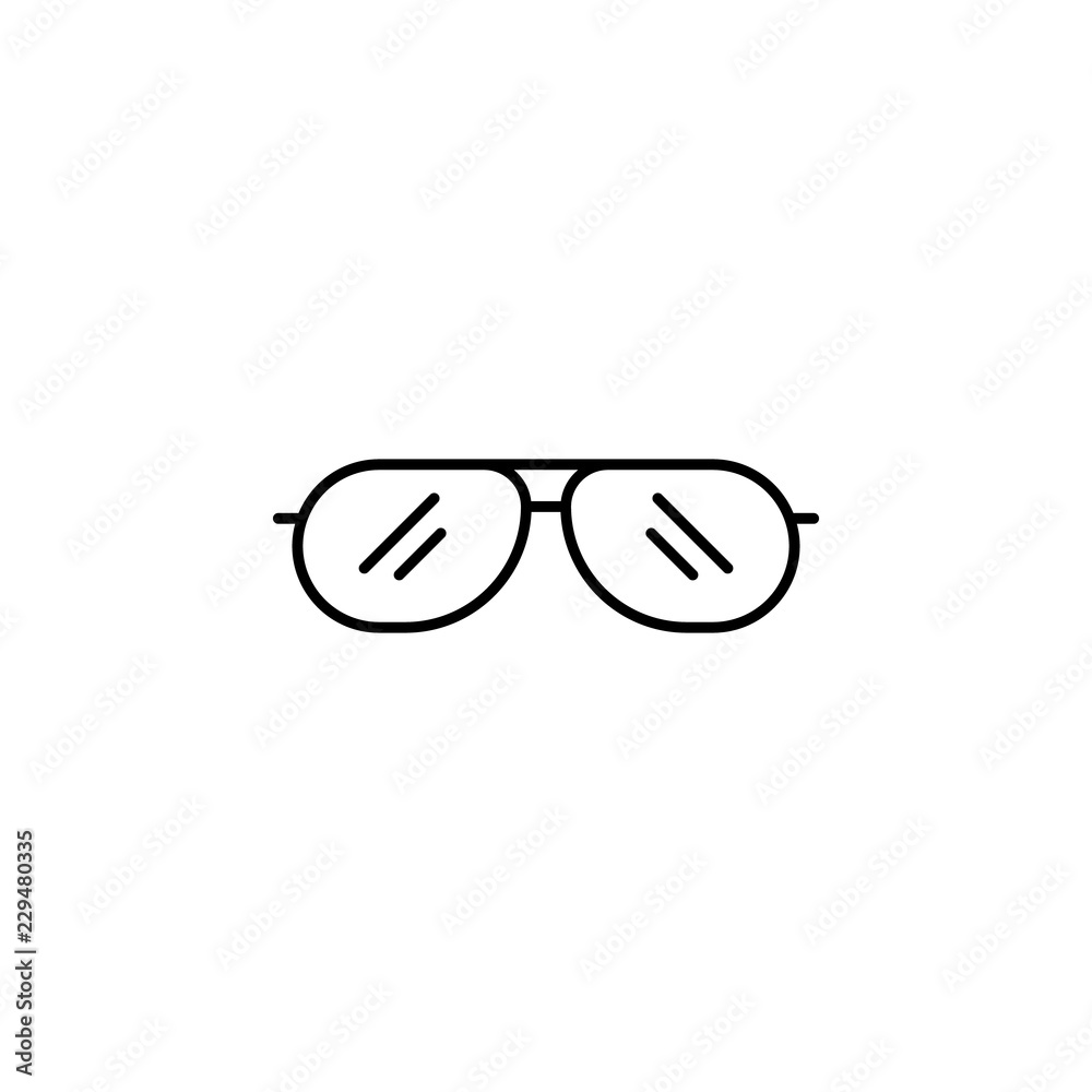 sunglasses icon. Element of simple web icon. Thin line icon for website design and development, app development. Premium icon sunglasses icon. Element of simple web icon. Thin line icon for website design and development, app development. Premium icon
