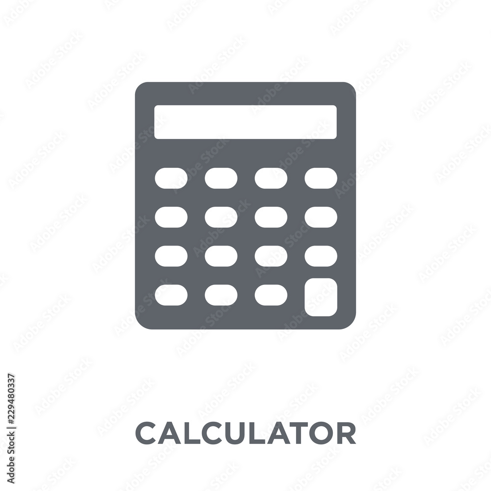 Calculator icon from Electronic devices collection. Calculator icon from Electronic devices collection.