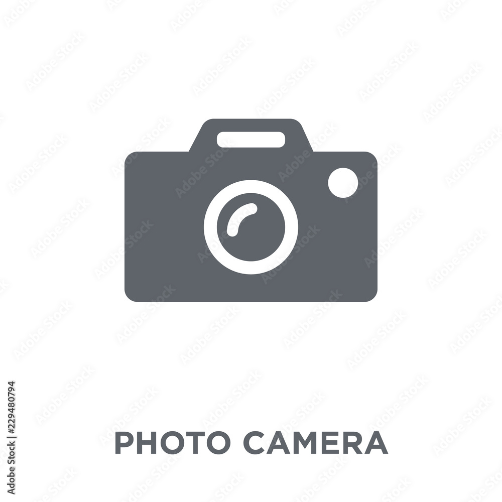 Photo camera icon from Electronic devices collection. Photo camera icon from Electronic devices collection.