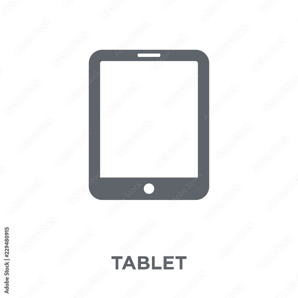 Tablet icon from Electronic devices collection. Tablet icon from Electronic devices collection.