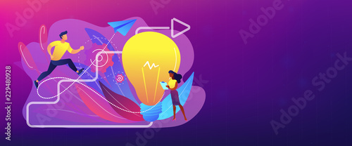 Creative inspiration concept banner header.