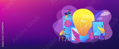 Competitive intelligence concept banner header.