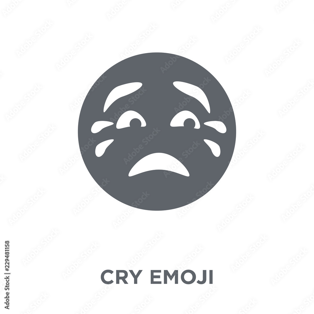 Cry emoji icon from Emoji collection. Cry emoji icon from Emoji collection.