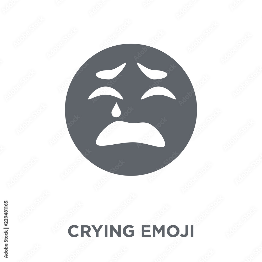 Crying emoji icon from Emoji collection.