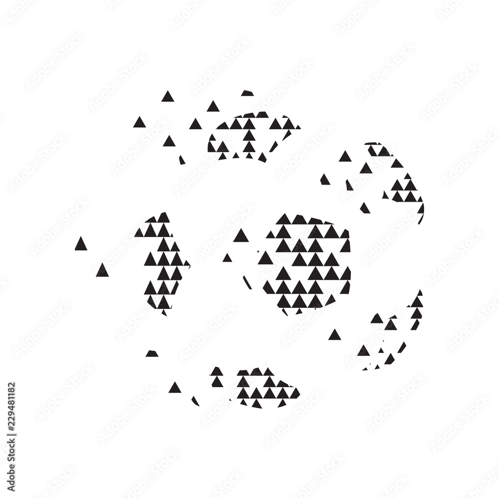 Isolated textured soccer ball. Vector illustration design Isolated textured soccer ball. Vector illustration design
