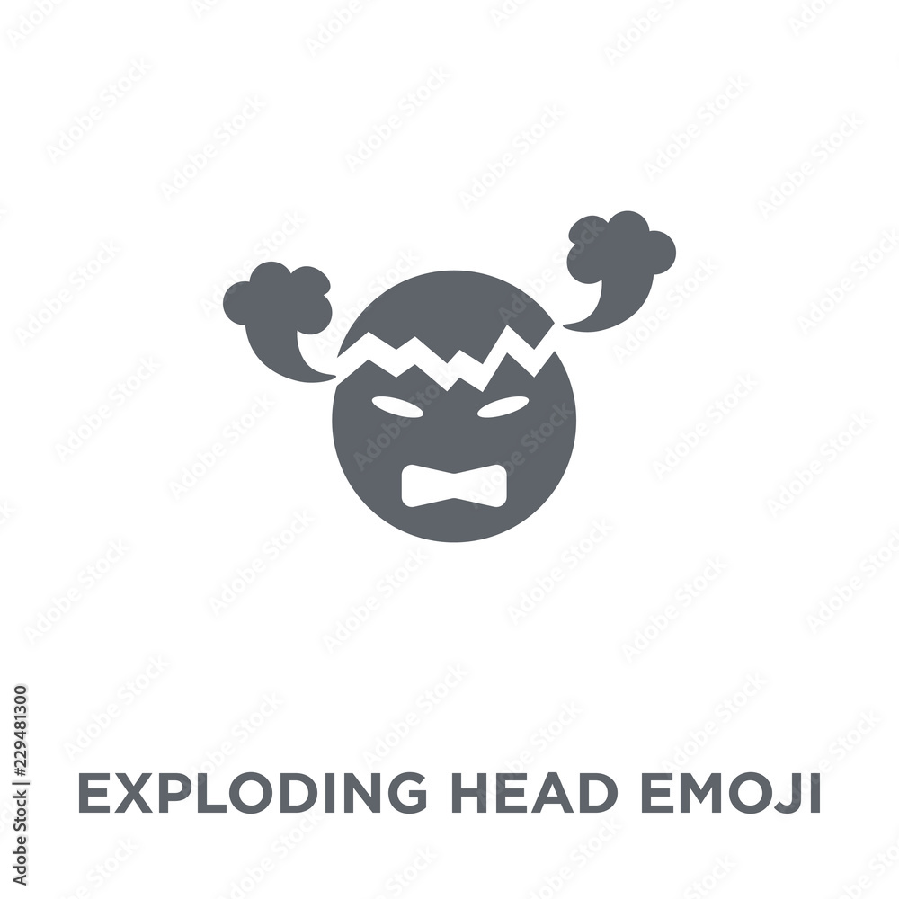 Exploding Head emoji icon from Emoji collection. Exploding Head emoji icon from Emoji collection.