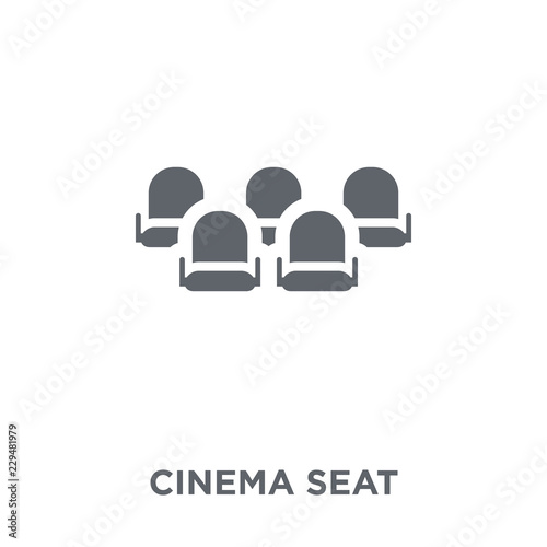Cinema seat icon from Entertainment collection.