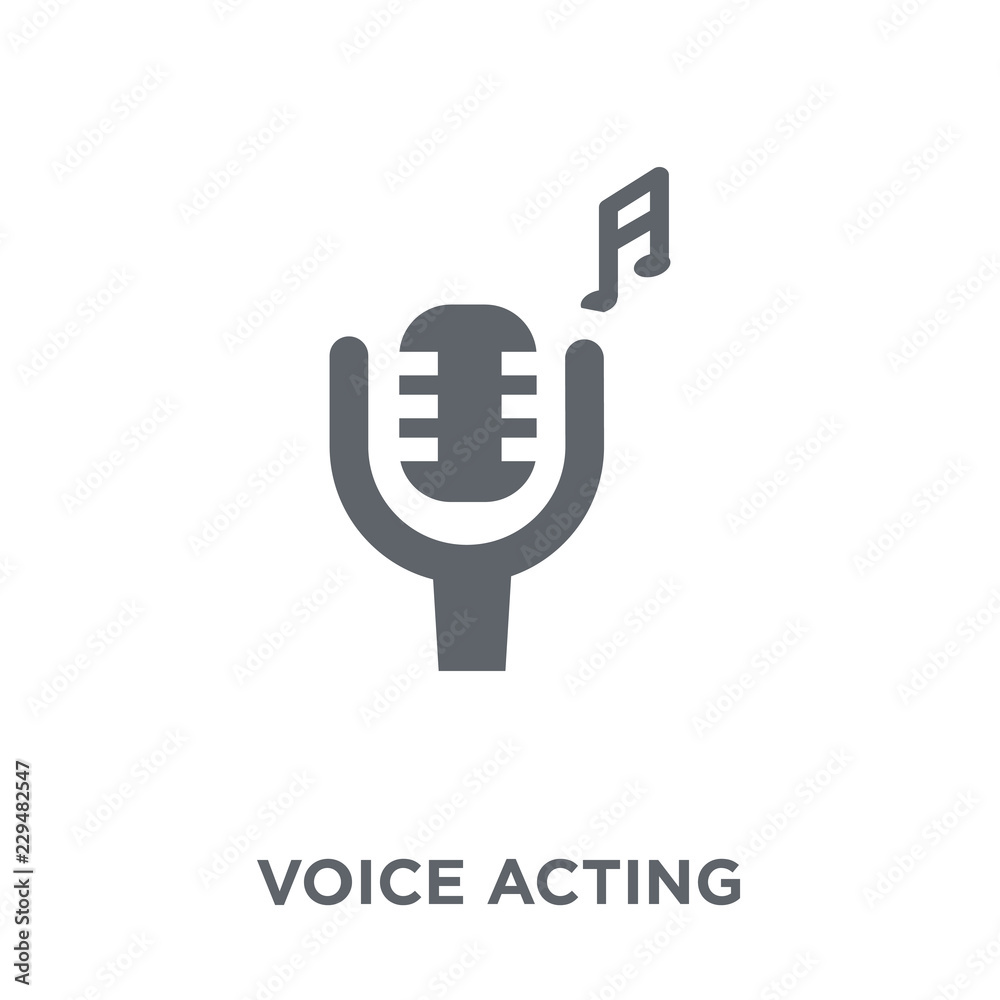 voice acting icon from Entertainment collection. voice acting icon from Entertainment collection.