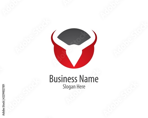 Bull head logo