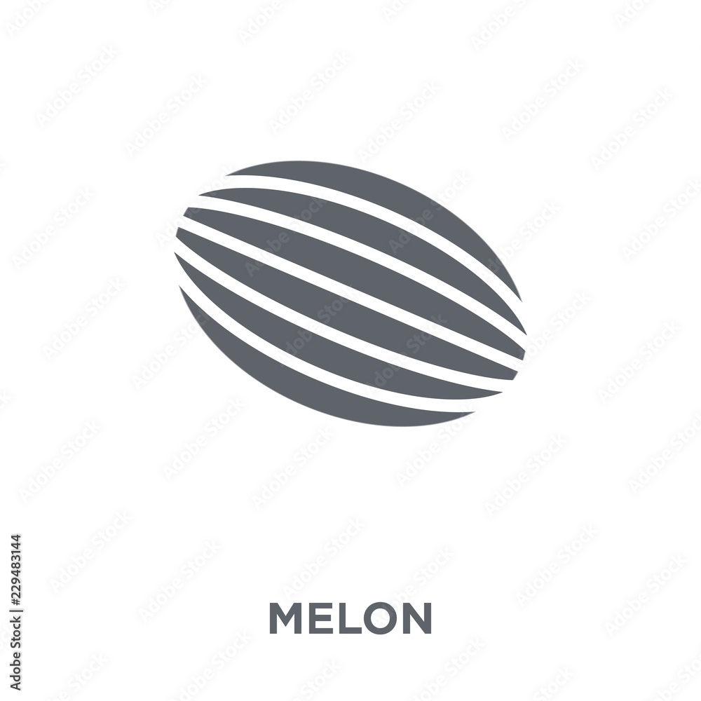 Melon icon from Fruit and vegetables collection. Melon icon from Fruit and vegetables collection.