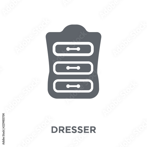Dresser icon from Furniture and household collection. © t-vector-icons