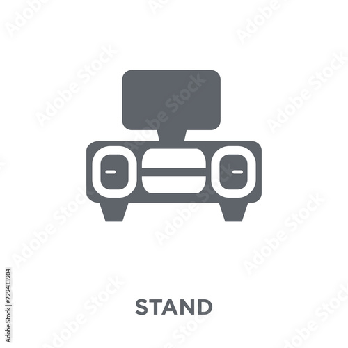 Stand icon from Furniture and household collection.