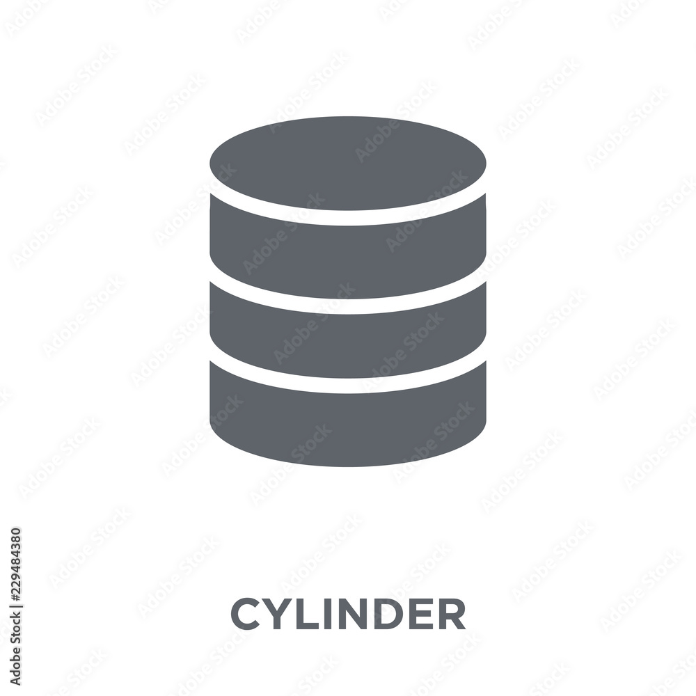 Cylinder icon from Geometry collection. Cylinder icon from Geometry collection.